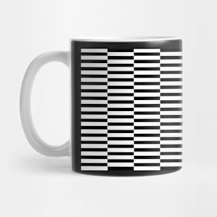 Strips - black and white. Mug